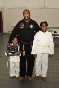 Karate Students with GM Miller